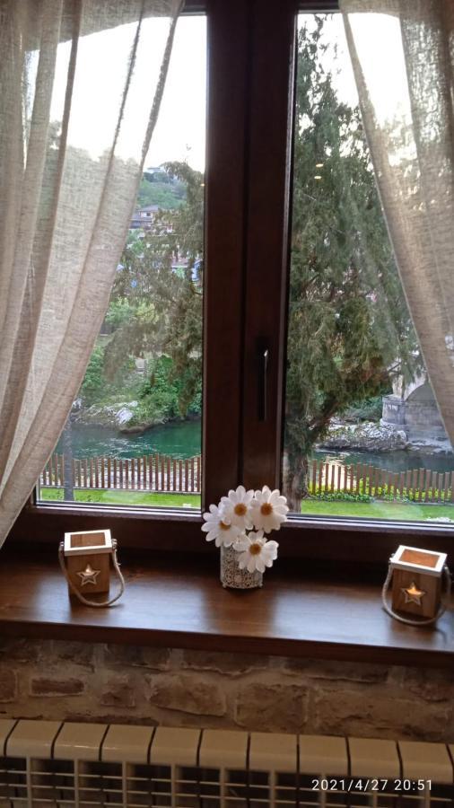 Apartamento Con Terraza Al Puente Romano กังกัส เด โอนิส ภายนอก รูปภาพ